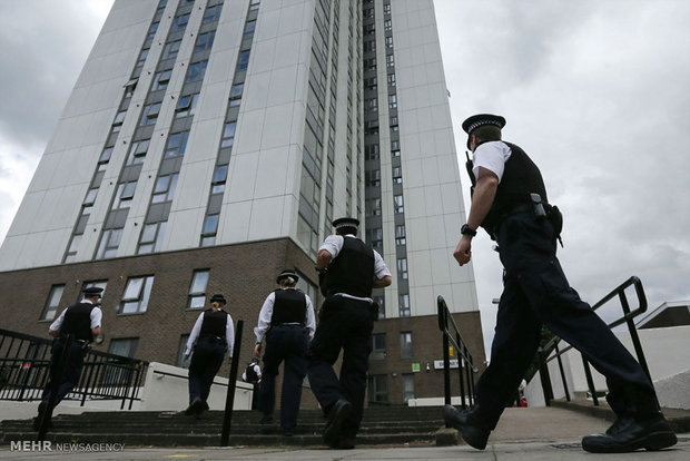 Evacuating unsafe towers in London