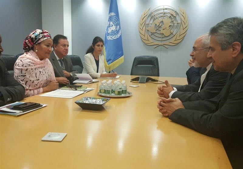 Zarif, senior UN officials meet in New York