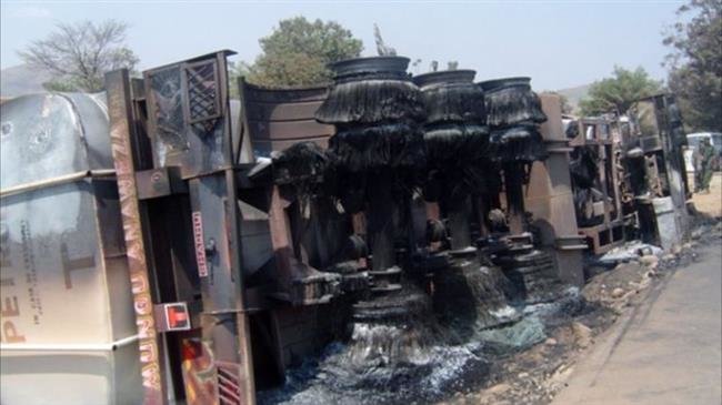 50 killed, 100 burnt in fuel tanker crash in DR Congo