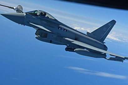 U.K. Typhoon fighter flies with Meteor air-to-air missiles for first time