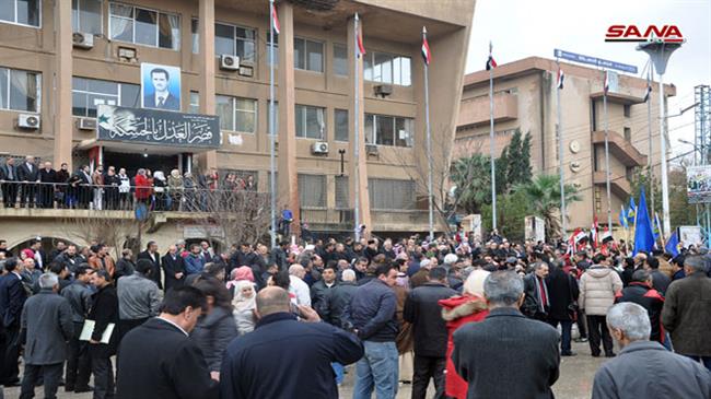 Syrians rally in Hasakah to protest Turkey ‘threats’ of military offensive