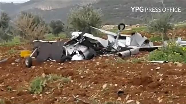 Syrian YPG militants target Turkish reconnaissance drone over Afrin