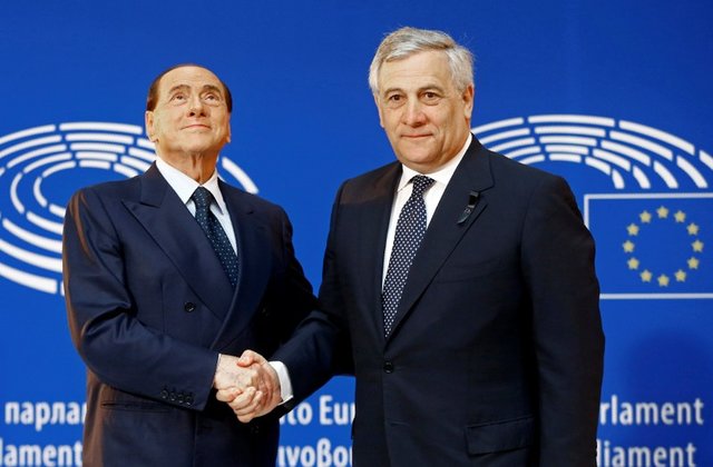 Italy's Berlusconi makes clear his PM choice will be Tajani