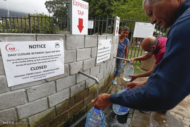 Water rationing in South Africa