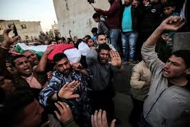 Funeral of Palestinian teen killed in clashes on the border