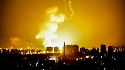 Sirens sounded as Gaza retaliatory rockets hit southern Israel