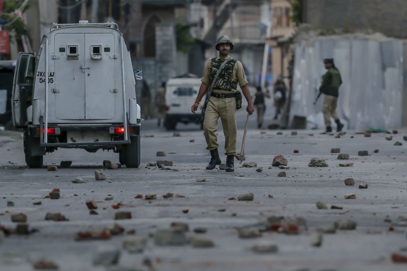 Fatal fight sets off anti-India protests, clashes in Kashmir