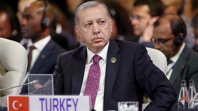 Turkey won't step back in face of US sanctions threat: Erdogan