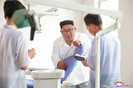 North Korea's Kim criticizes his country's health sector