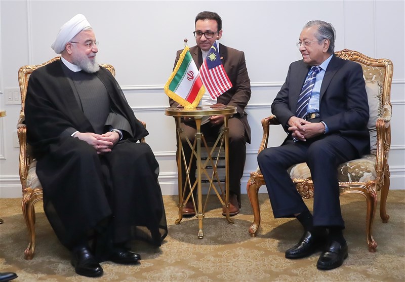 Iran’s Rouhani, Malaysia’s Mahathir stress closer Tehran-Kuala Lumpur ties
