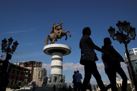 Macedonians vote on whether to change country's name
