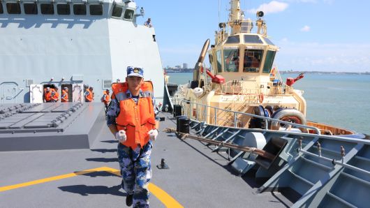 China engages in Australia's largest maritime drill for first time