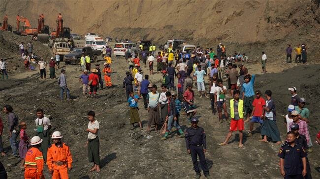 Over 50 believed dead in collapse at Myanmar jade mine