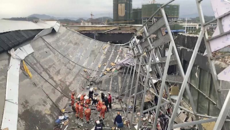 At least 3 killed in China building collapse