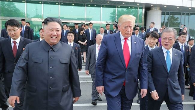Kim 'was so happy to see me': Trump