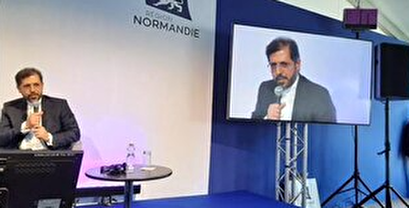 Khatibzadeh's Twitter account of his trip to France