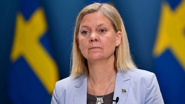 Newly-Elected Swedish PM Andersson Resigns on First Day
