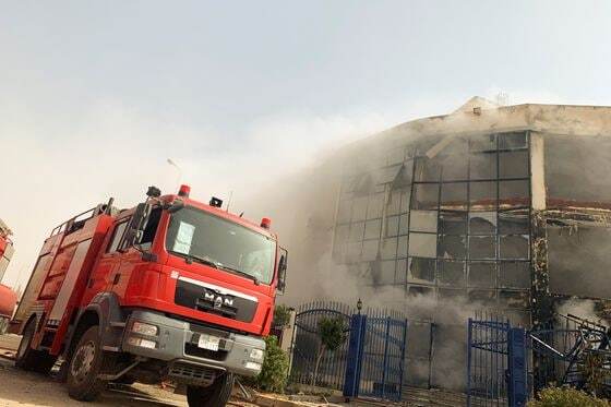 At least 20 killed in huge fire at textile factory in Egypt At least 20 killed in huge fire at textile factory in Egypt