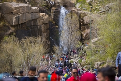 میهمانان تابستانی آبشار گنجنامه