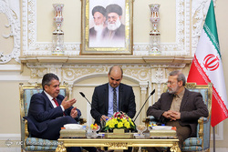 دیدار رئیس جمهور عراق با رئیس مجلس شورای اسلامی