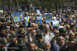 تجمع حوزویان تهران در حمایت از سپاه پاسداران