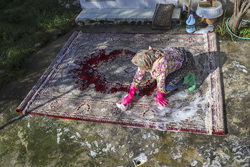 قالیشویی در آستانه نوروز