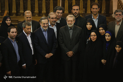 دیدار رئیس اتحادیه جهانی بین‌المجالس با لاریجانی