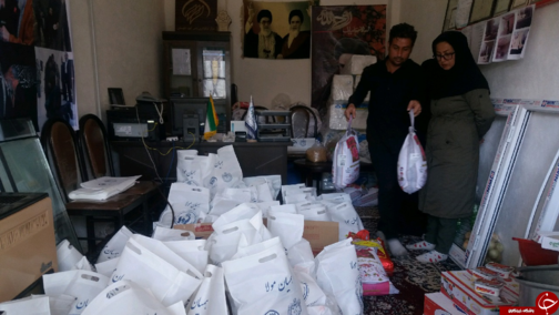 کمک‌های مومنانه در گالیکش + تصاویر