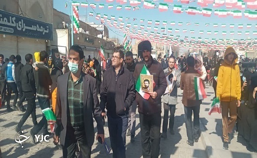 راهپیمایی 22 بهمن در یزد