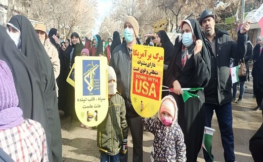 راهپیمایی 22 بهمن در خراسان شمالی