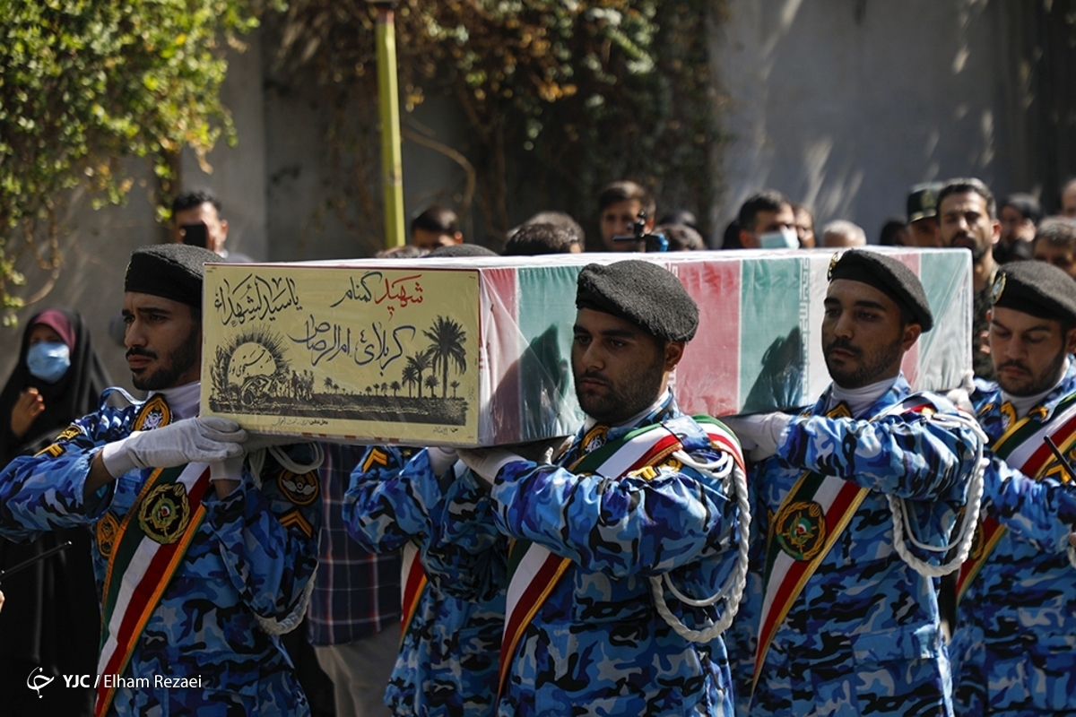تشییع پیکر شهید مرزبانی سرباز احمد لطفی در مشهد مقدس