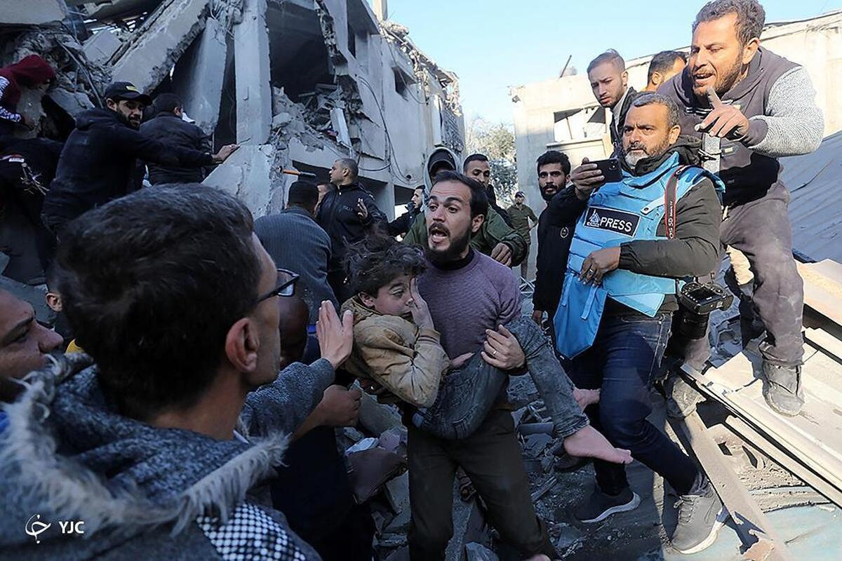 ادامه جنایات جنگی و نسل کشی رژیم صهیونیستی در غزه