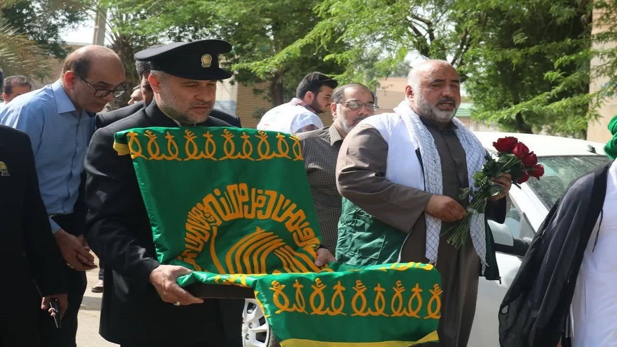 استقبال از کاروان خادمان حرم رضوی (ع)
