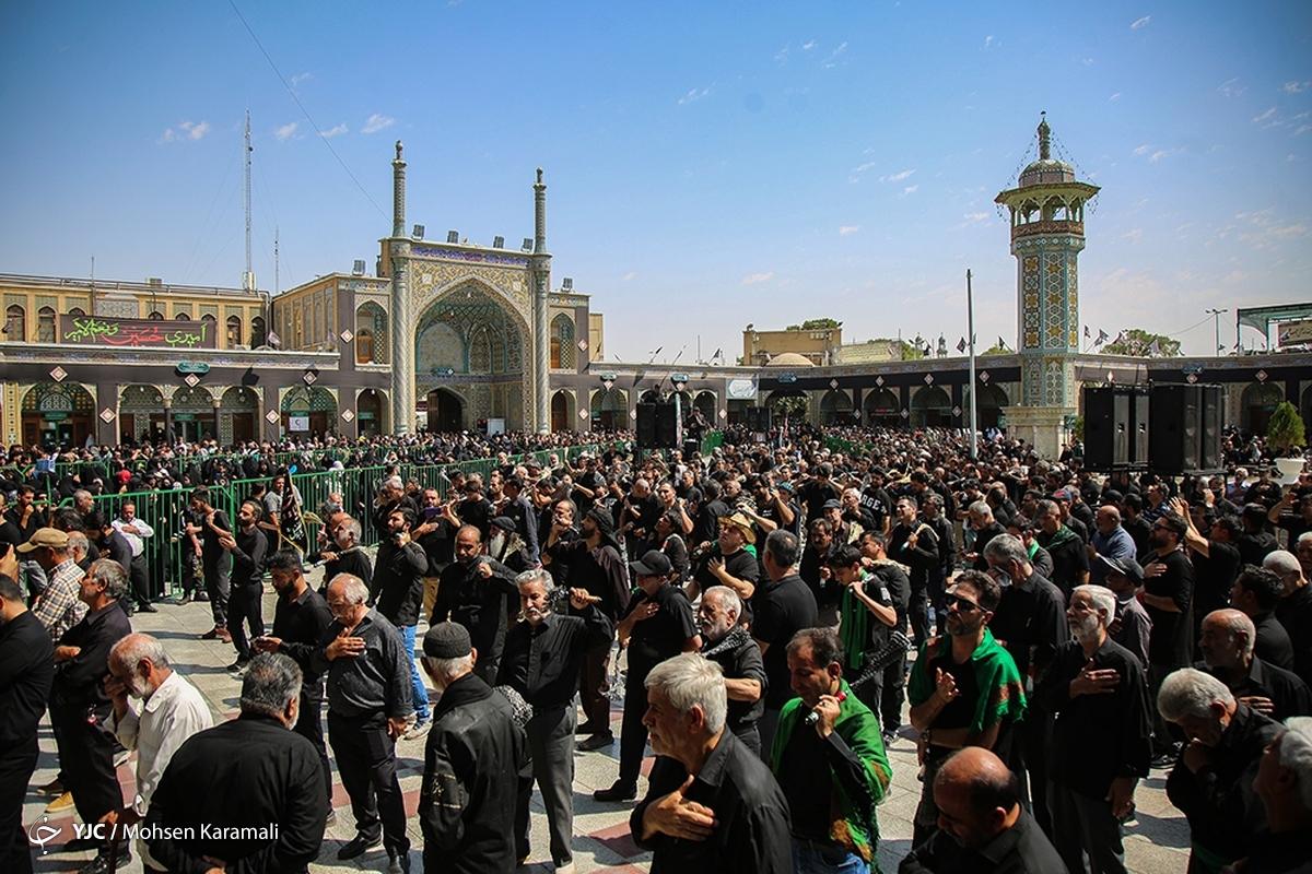 مراسم رژه نیرو‌های مسلح به مناسبت آغاز هفته دفاع مقدس/قم و شیراز و مشهد