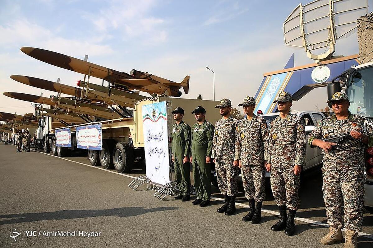 مراسم الحاق حجم انبوه پهپاد‌های ساخت وزارت دفاع با حضور فرمانده کل ارتش